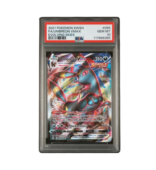 2021 POKEMON SWORD & SHIELD EVOLVING SKIES #095 FA/UMBREON VMAX EVOLVING SKIES