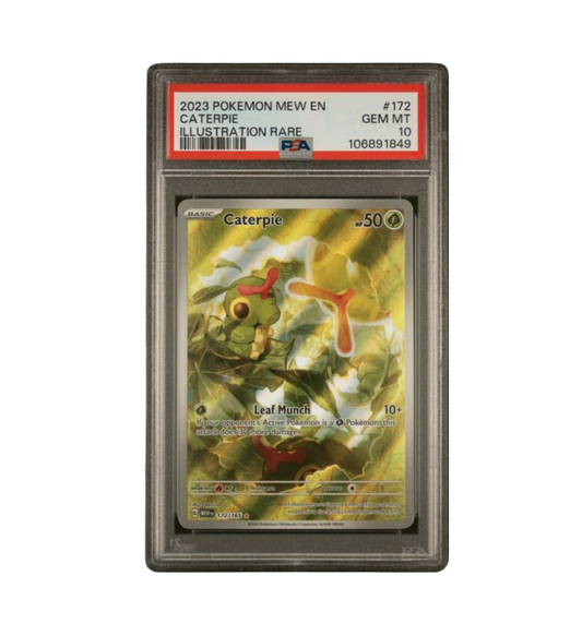 2023 POKEMON MEW EN-151 #172 CATERPIE ILLUSTRATION RARE