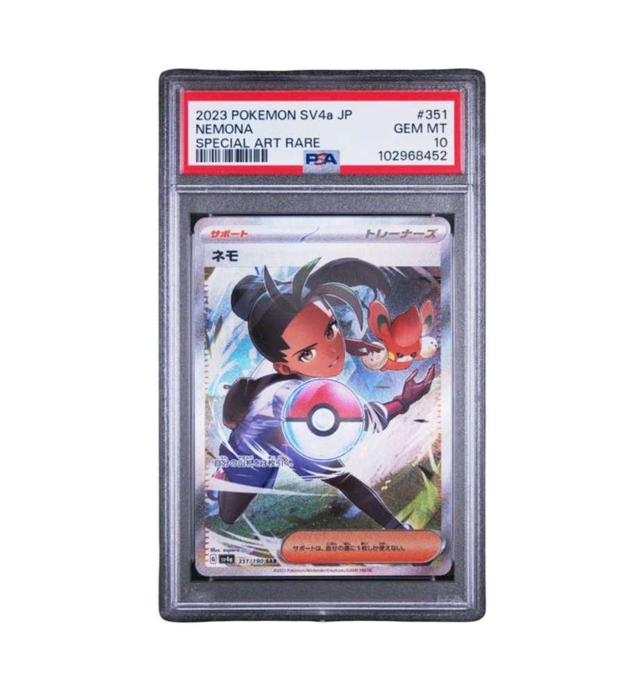 2023 POKEMON JAPANESE SV4a-SHINY TREASURE ex #351 NEMONA SPECIAL ART RARE