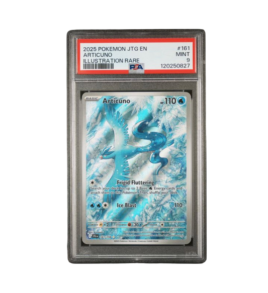 2025 POKEMON JTG EN-JOURNEY TOGETHER #161 ARTICUNO ILLUSTRATION RARE