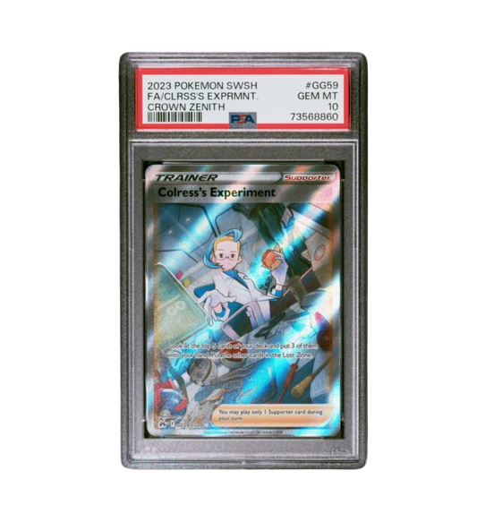2023 POKEMON SWORD AND SHIELD CROWN ZENITH #GG59 FA/CLRSS'S EXPRMNT. CROWN ZENITH